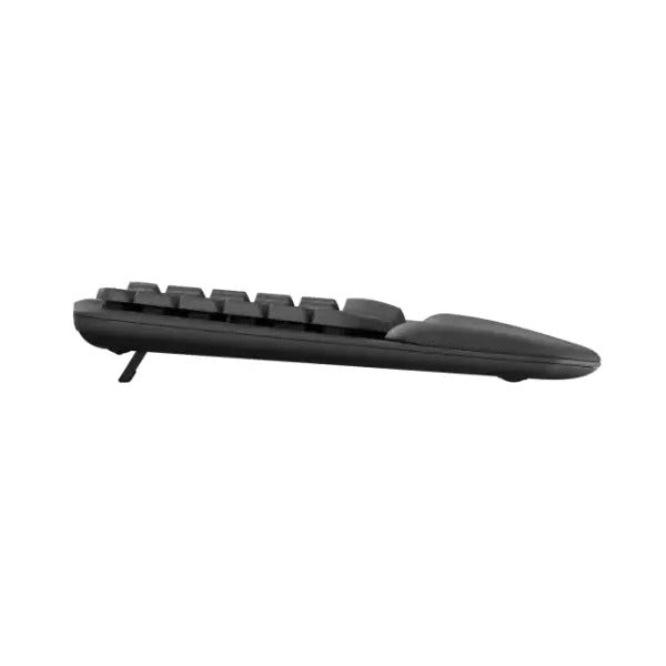 Logitech Wave Keys Wireless Ergonomic Keyboard with Cushioned Palm Rest 920-012312
