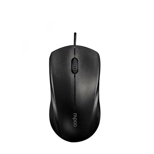 Rapoo N1200 Wired Optical Black Mouse