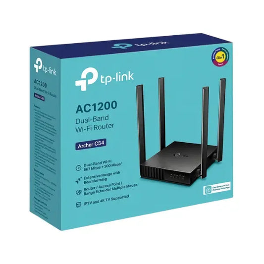 TP-Link Archer C54 Dual Band Wi-Fi Router, AC1200